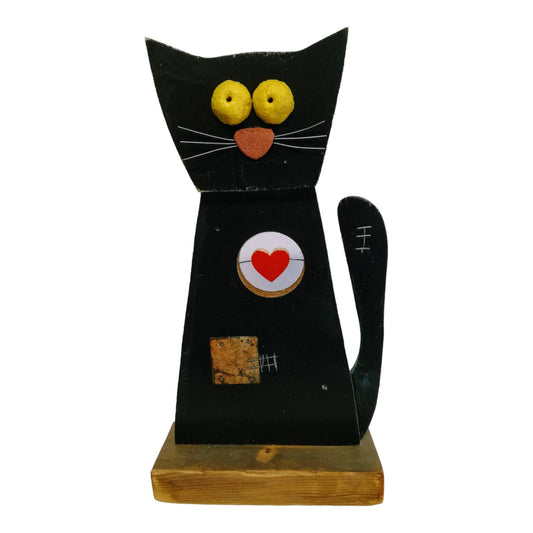Gatto con base (altezza cm 34)