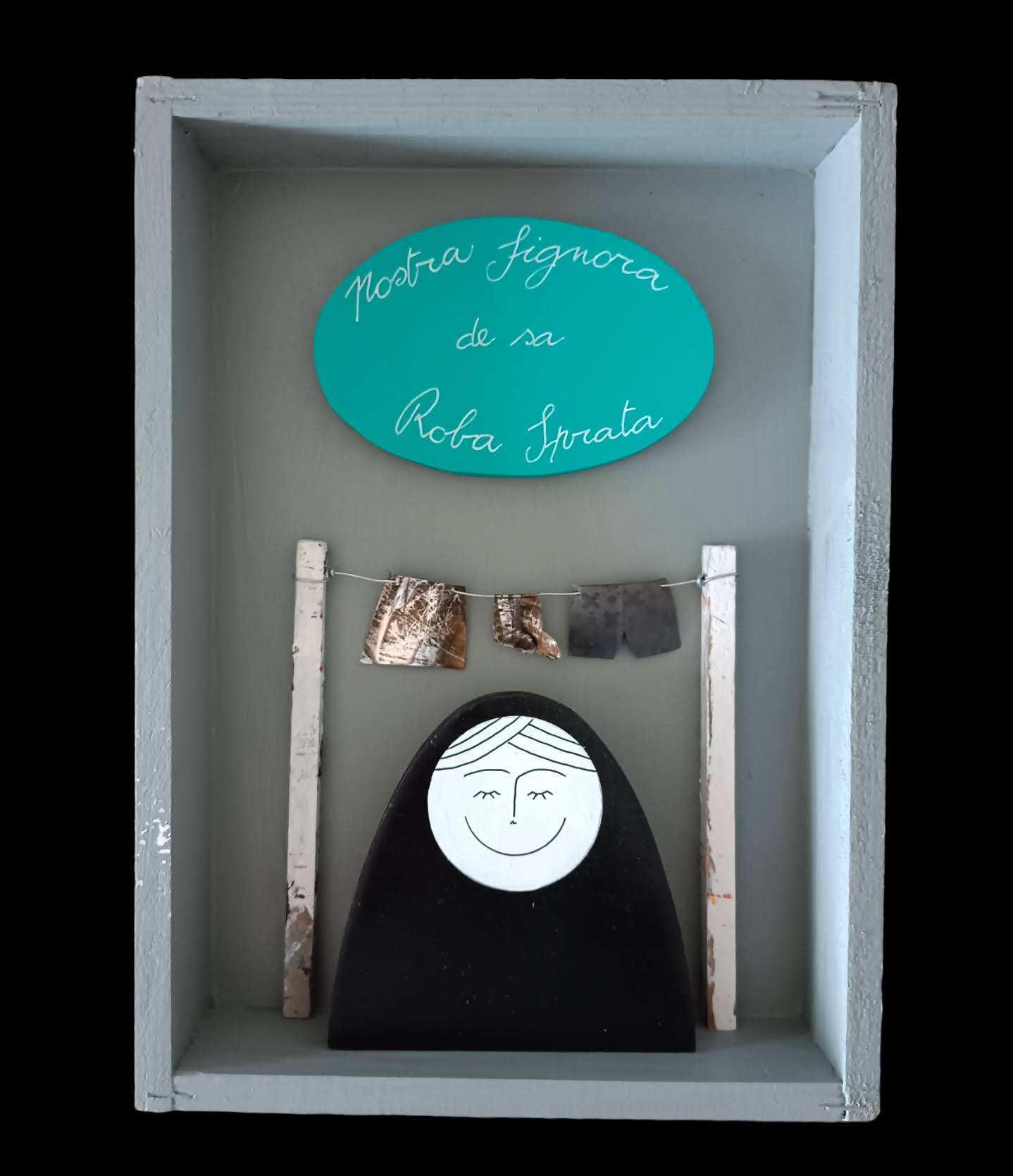 Quadro Nostra Signora de sa Roba Sprata (cm 19x26)